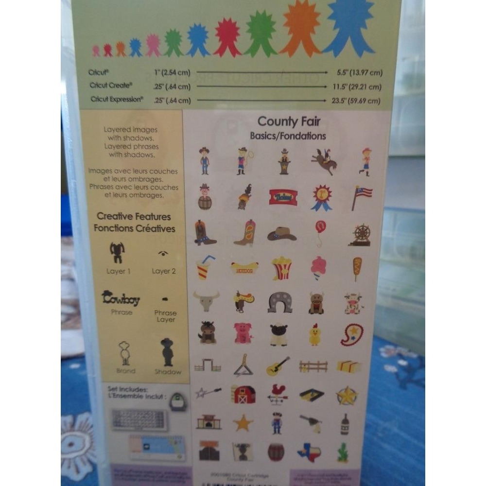 Cricut Die Cut Cartridge COUNTY FAIR Scrapbooking - Picture 2 of 2